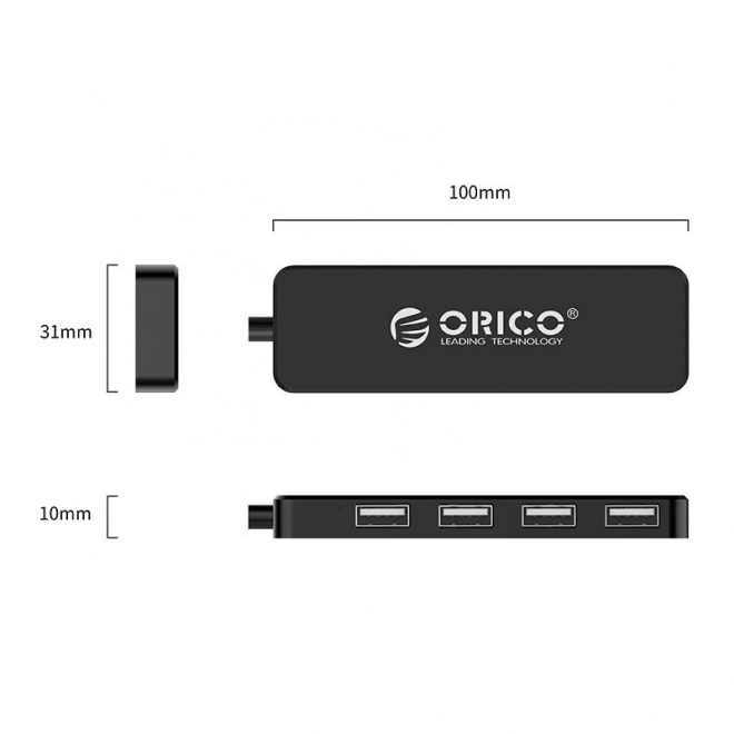 Orico USB hub 4 porttal