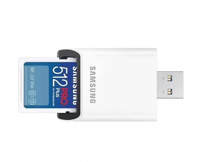 Samsung PRO Plus 512GB SD kártya + olvasó