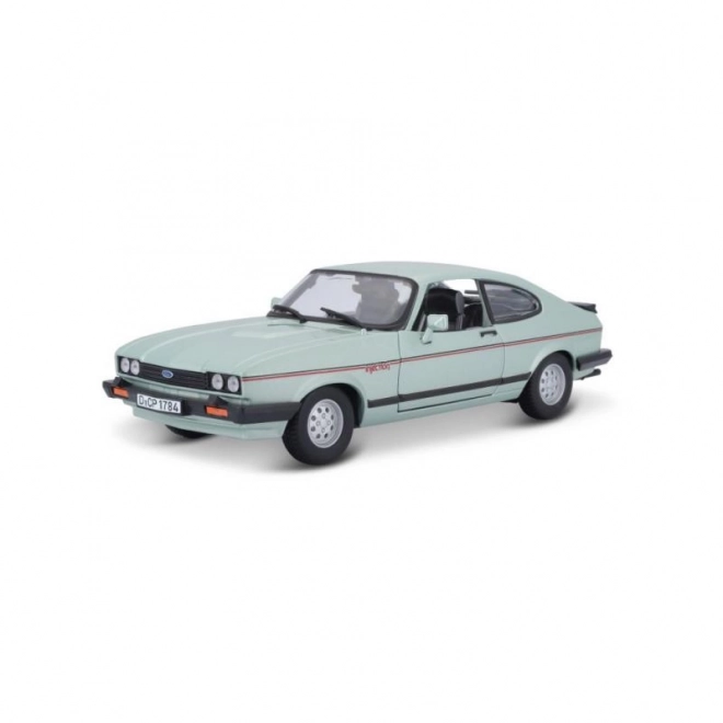 Bburago Ford Capri 1982 világoszöld modellautó