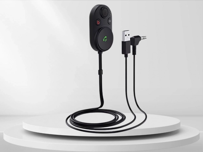 Bluetooth autós adapter USB kábel AUX BT5.3 basszuskiemelés