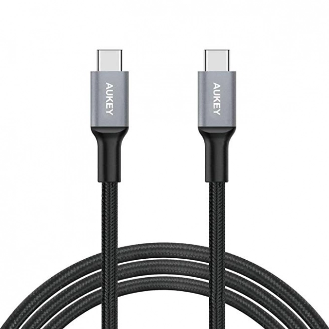 Nylon gyors töltő USB-C - USB-C kábel 2m