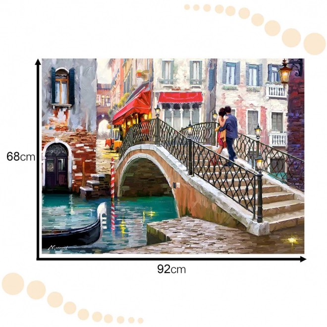 CASTORLAND Puzzle 2000 darabos Velencei híd - Velencei híd 92x68cm