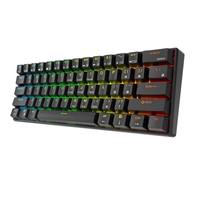 Royal Kludge RK61 RGB mechanikus billentyűzet piros kapcsolókkal