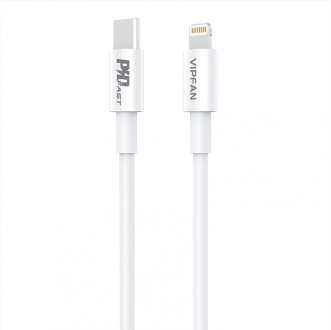 Falra szerelhető töltő USB-C 20W QC 3.0 villámlás kábel