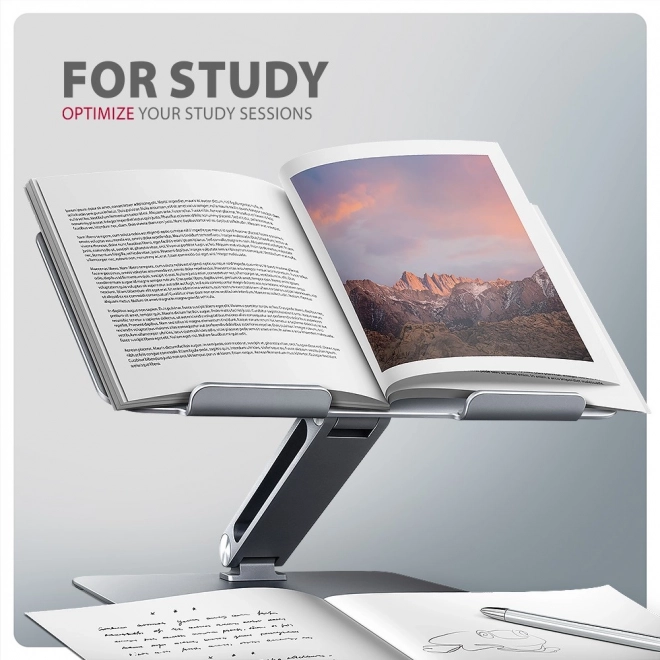 AXAGON STND-LQ alumínium notebook tartó, 10-16", állítható szög