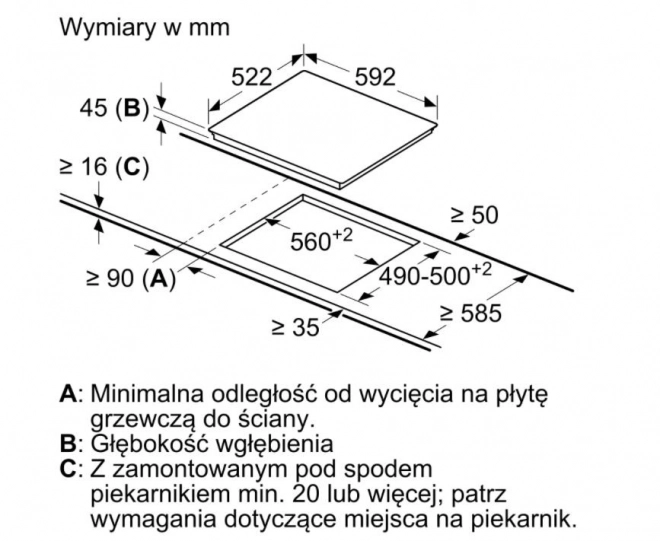 Elektromos főzőlap DirectSelect technológiával