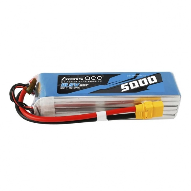 Gens Ace bashing LiPo akkumulátor 5000mAh 18,5V 60C 5 cella