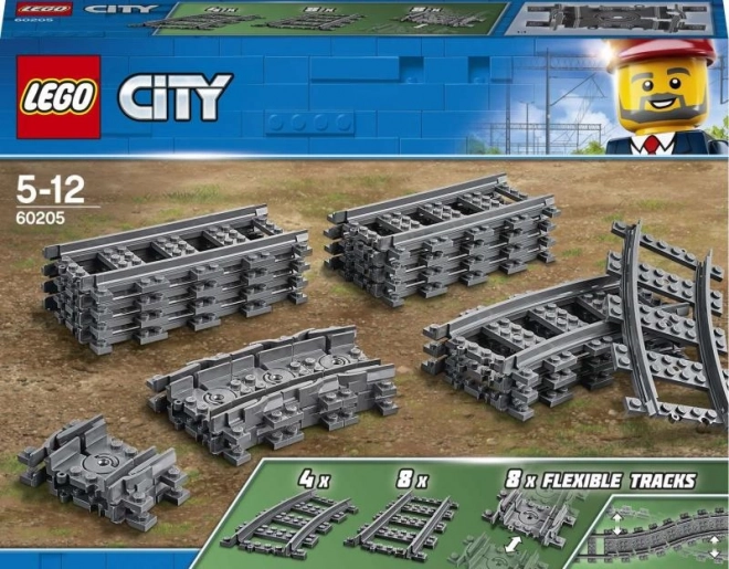 Lego City rugalmas sínek készlet