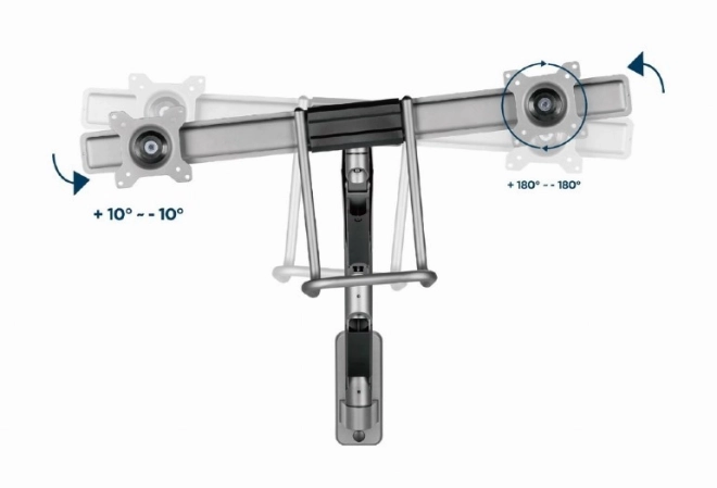 Képernyőtartó fali konzol 17-32 col, 8kg