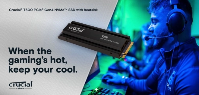 Crucial T500 SSD tárhely 2TB PCIe 4.0 NVMe M.2