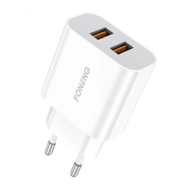 Foneng gyors töltő 2x USB EU45 lightning kábellel