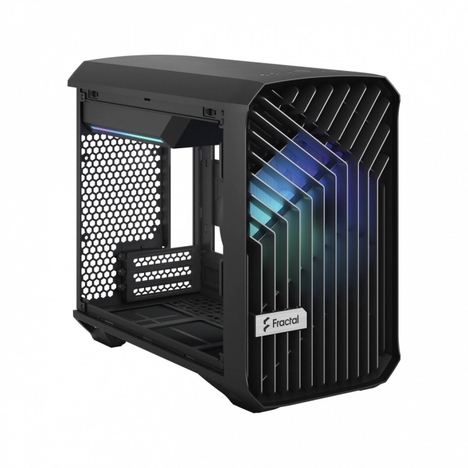 Torrent Nano RGB számítógépház fekete TG Light tintával