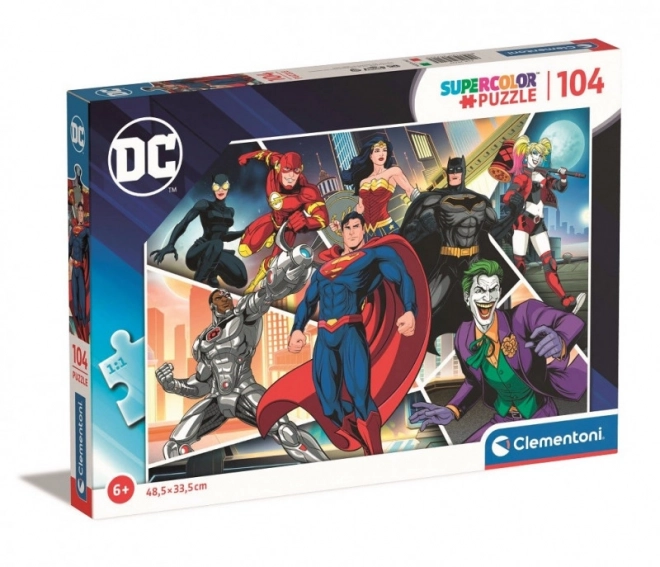 Clementoni Dc Comics 104 darabos puzzle