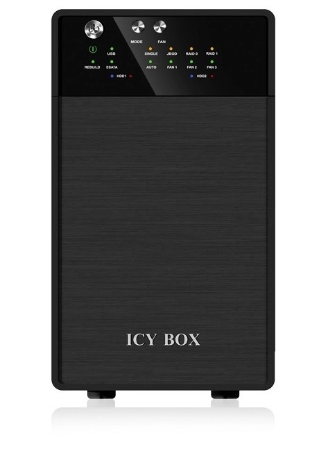 Icy Box IB-RD3620SU3 2x3.5'' RAID merevlemez tok