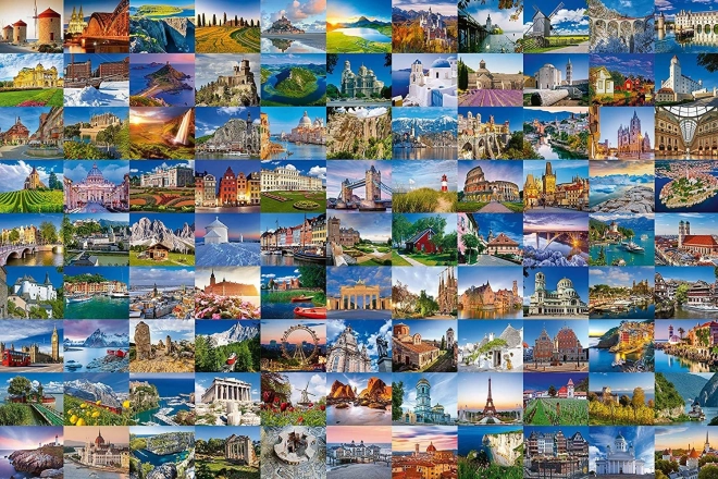 Ravensburger puzzle Európa gyönyörű helyei 3000 darabos
