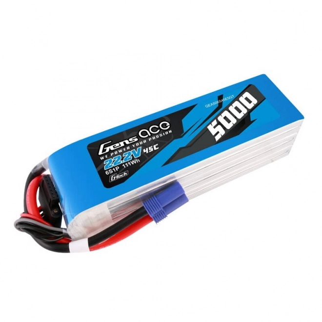 Gens ace G-Tech 5000mAh 22,2V 45C LiPo akkumulátor EC5 csatlakozóval