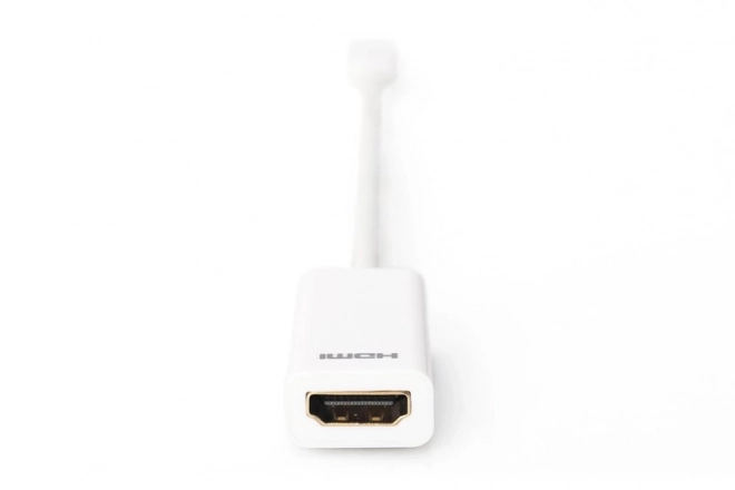 Fehér mini DisplayPort - HDMI adapter kábel