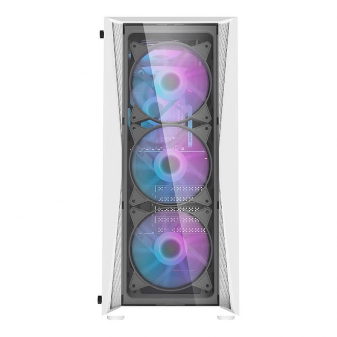 Darkflash számítógépház RGB világítással és ventilátorokkal