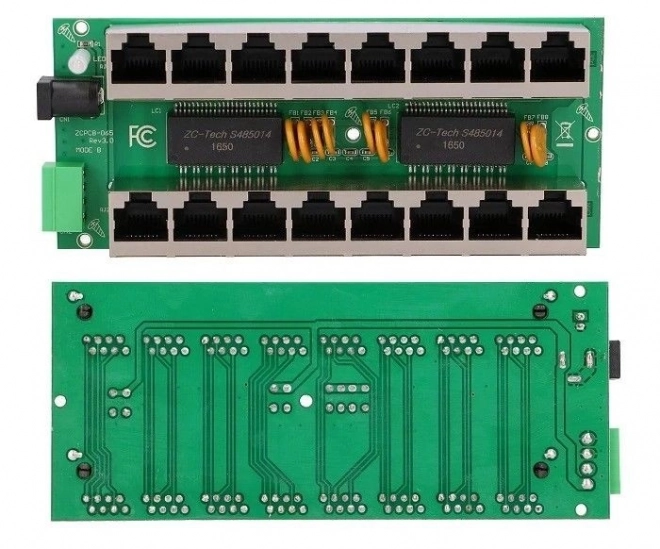 Extralink 8-port PoE injektor Gigabit Ethernethez