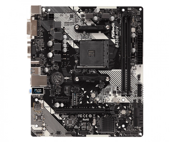 AsRock B450M-HDV alaplap AMD AM4 foglalattal