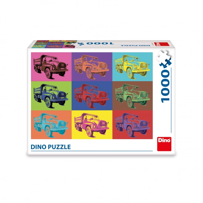 DINO pop art puzzle – Tatra 1000 darabos