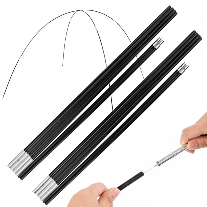 Sátor összecsukható keret 6 szegmens 8 mm 340 cm 2 csomag
