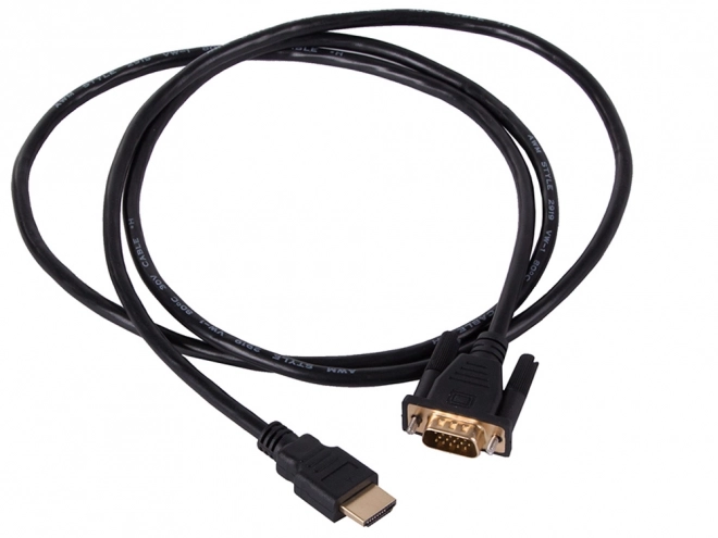 VGA-HDMI kábel arany csatlakozó 1,3 m Full HD