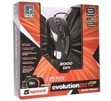 EVO játékművész optikai egér 3XFire gombbal