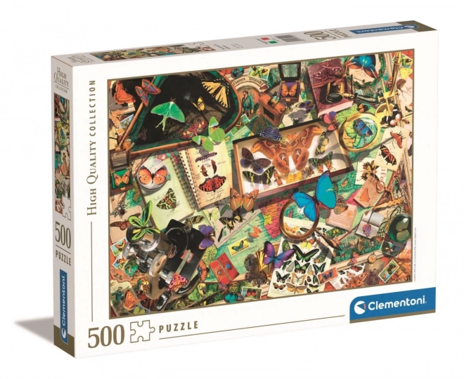 Clementoni puzzle pillangógyűjtő 500 darabos