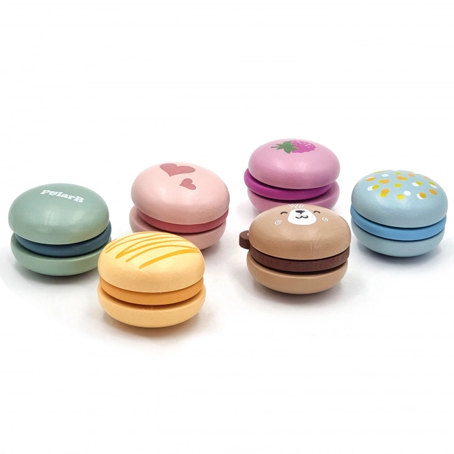 Fa macaron készlet gyerekeknek