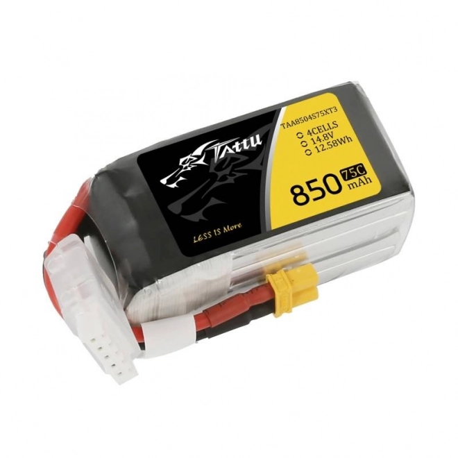 Tattu nagy teljesítményű 14.8V 850mAh LiPo akku