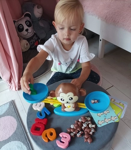 Játék mérleg bagoly formában – Majmocska