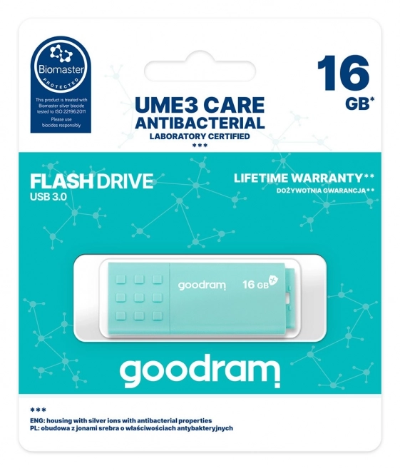 Antibakteriális pendrive 16 GB USB 3.0