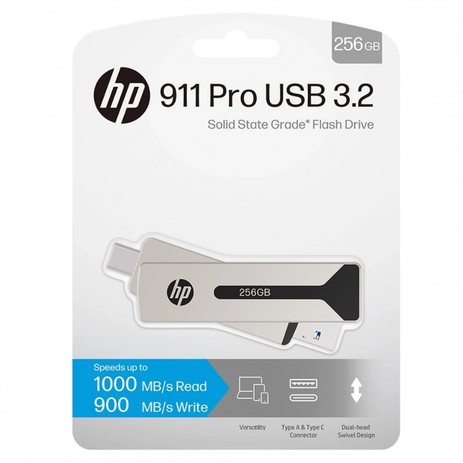 Hp 911 Pro 256GB Pendrive USB-C/A 3.2
