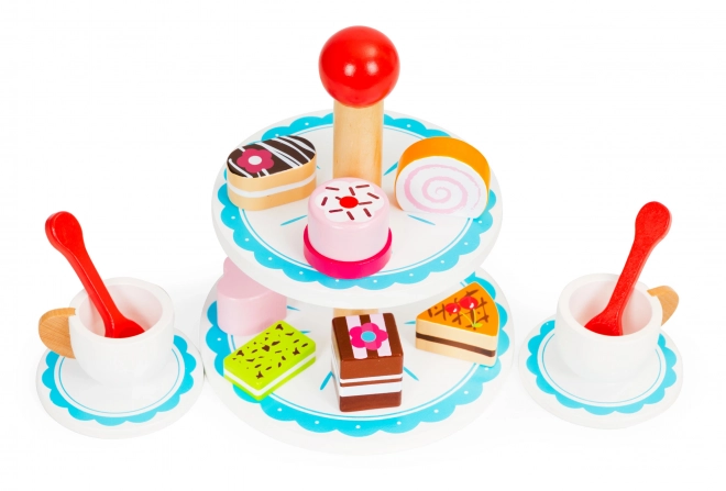 Fa torta készlet Ecotoys