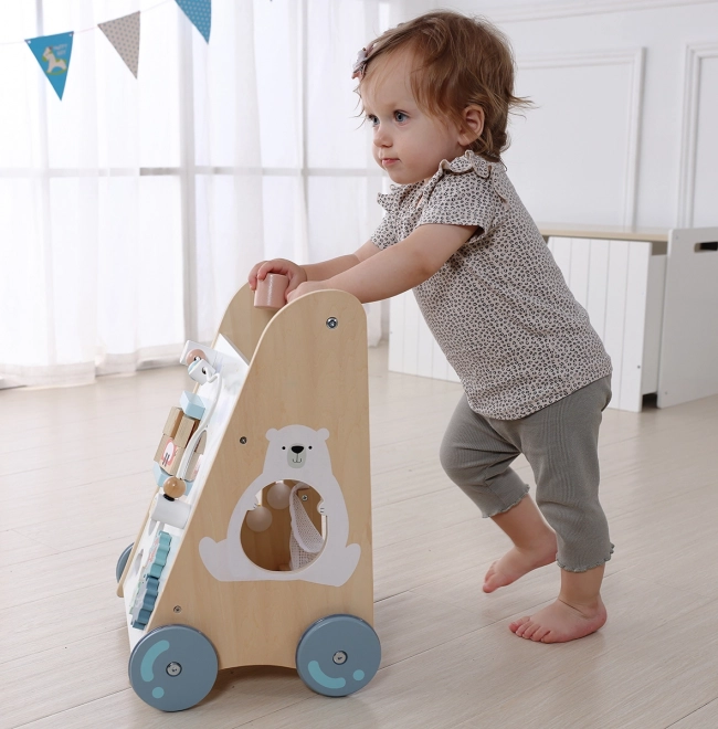 Ecotoys fa babakocsi járássegítő