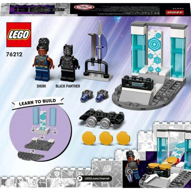 Shuri laboratóriuma LEGO készlet