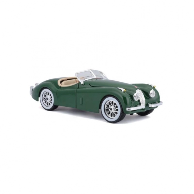 Jaguar XK 120 Roadster modellautó 1951 - zöld