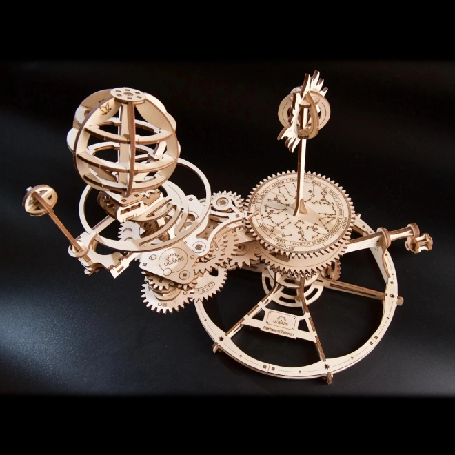 Ugears 3D mechanikus fa puzzle Tellúrium