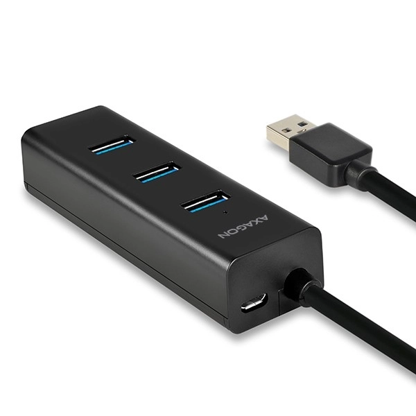 Axagon 4 portos USB hub gyors töltéssel