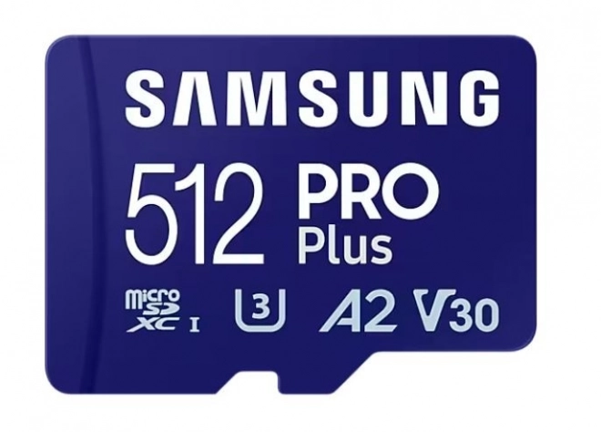 Samsung pro plus microSDXC 512GB kártya