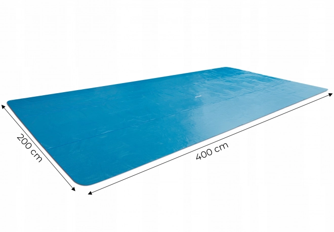 Keretes medence takaró 400x200cm INTEX