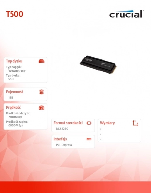 Gyors SSD M.2 NVMe PCIe 4.0 1TB tároló
