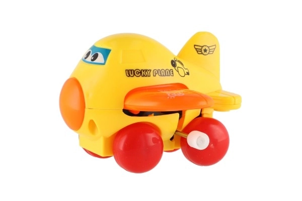 Repülőgép szemekkel, szárnycsapkodó mechanizmussal