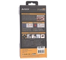 V-Track egér fényes szürke USB