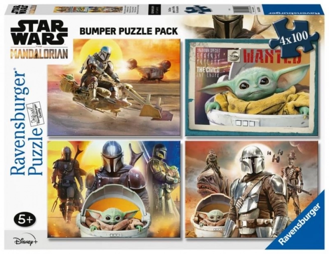 ravensburger puzzle Star Wars: Mandalorian 4x100 darab