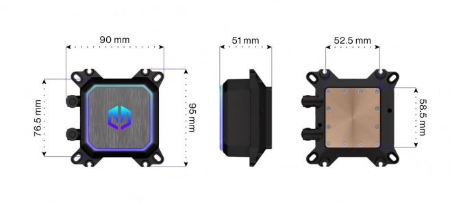 Endorfy navis f280 argb processzorhűtő