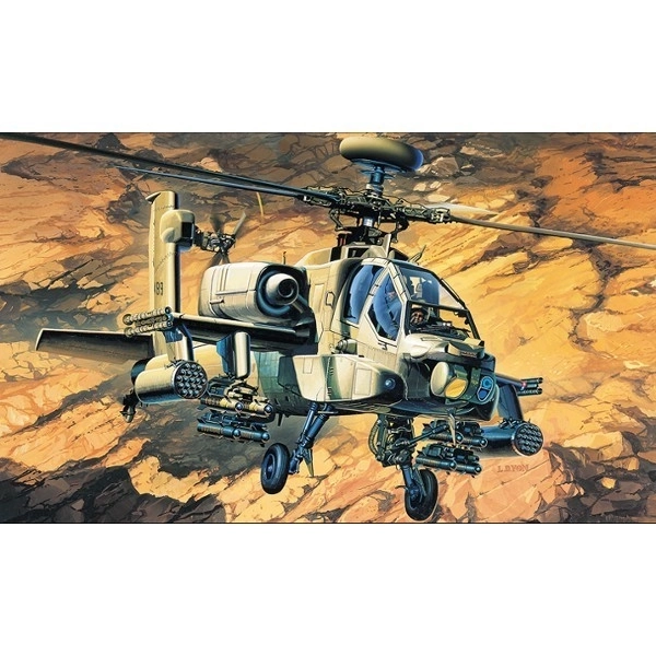 Ah-64a harci helikopter makett