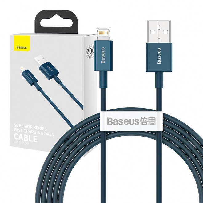 baseus usb kábel iP-hez kék