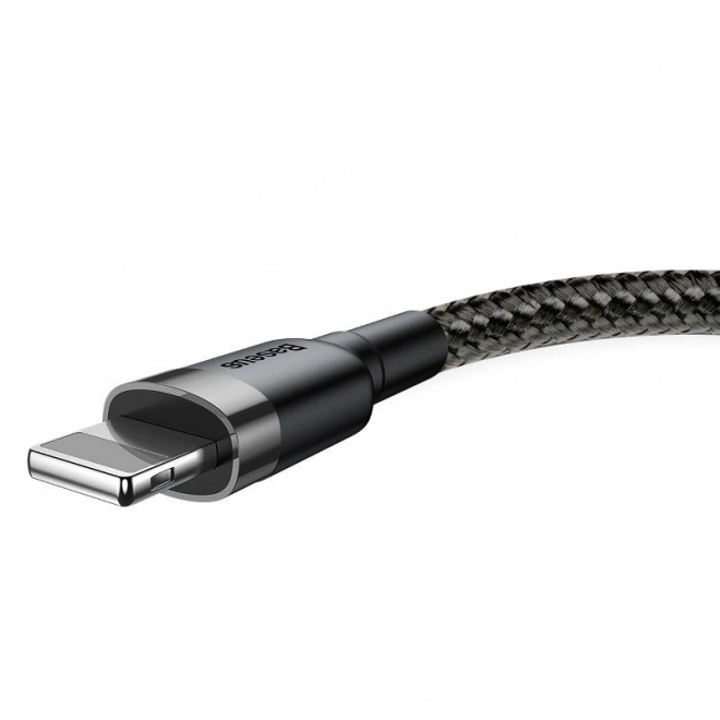 Baseus cafule usb lightning kábel 3m fekete-szürke
